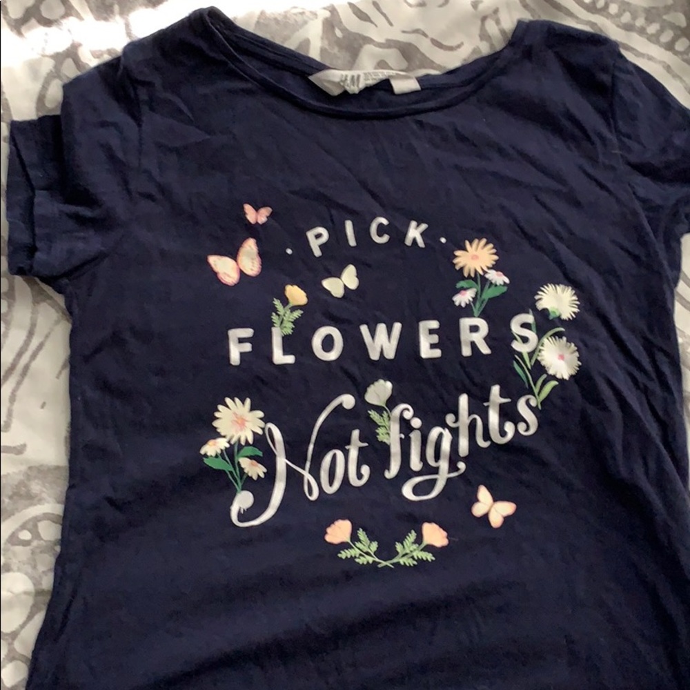 H&M girls short sleeve size 8/10